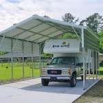 18x20 Vertical Roof Metal Carport