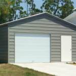 18x20 Vertical Roof Metal Garage