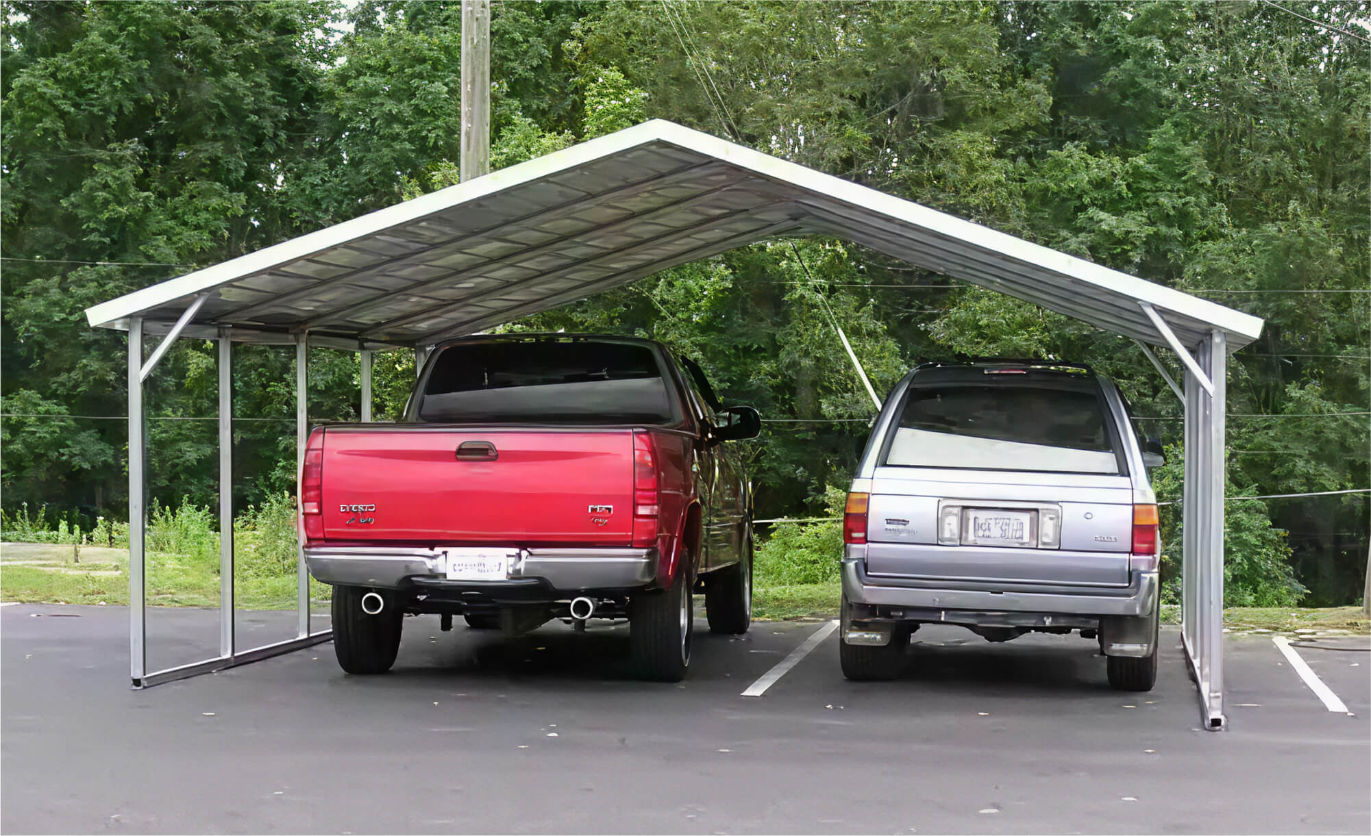 24x20 Boxed Eave Carport