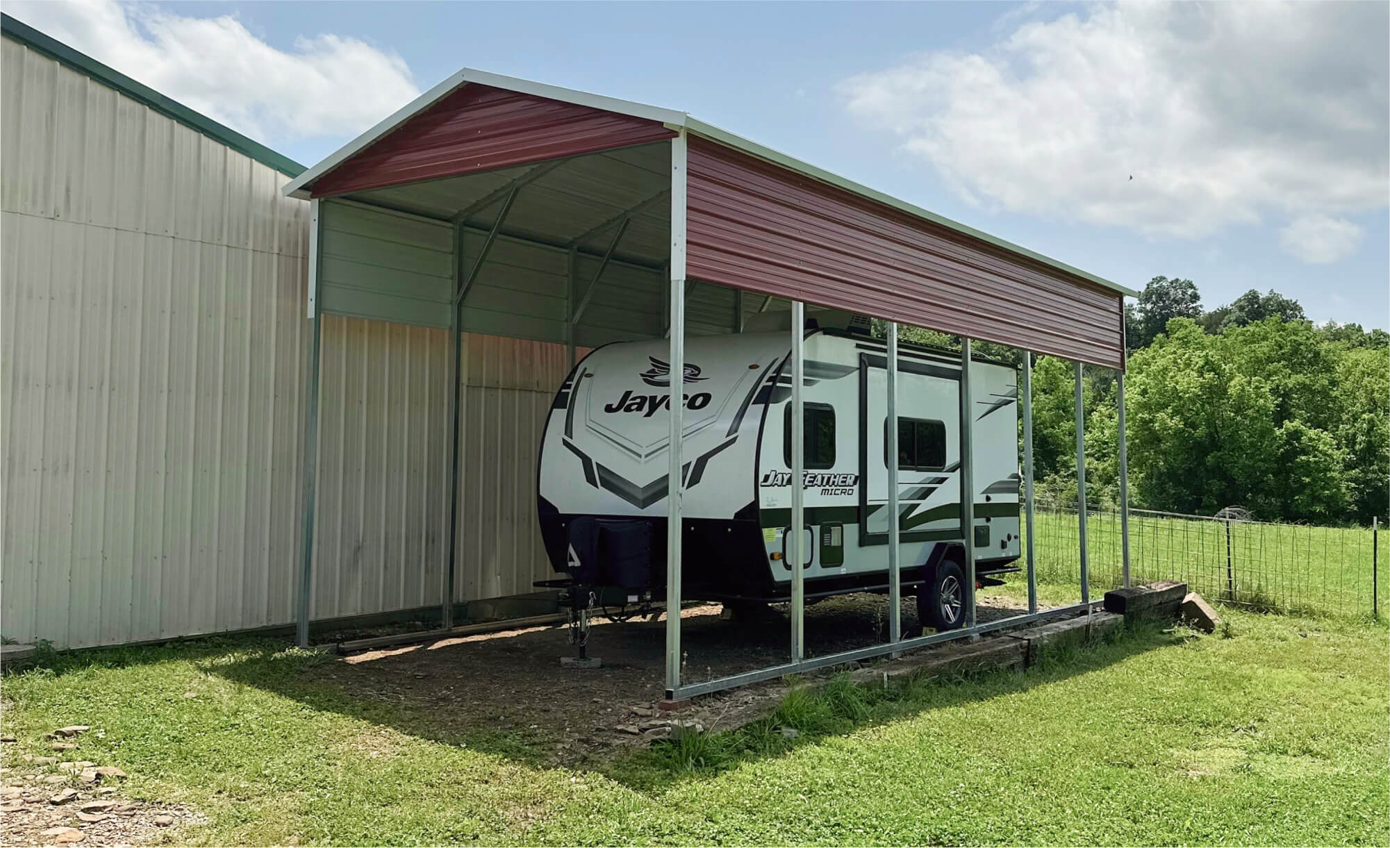 12x30 Boxed Eave Carport