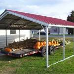 18x20 Vertical Roof Metal Carport
