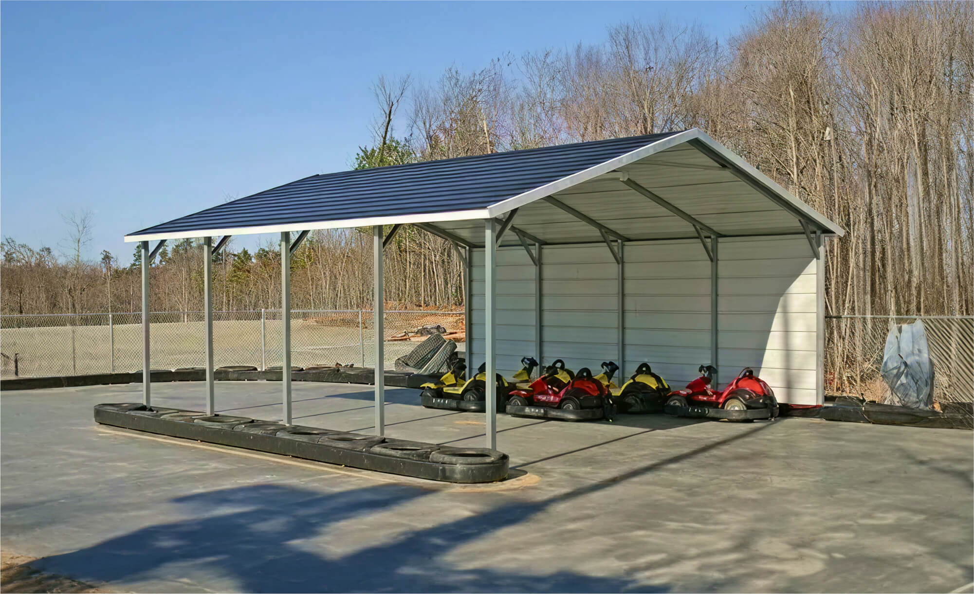 20x20 Boxed Eave Carport