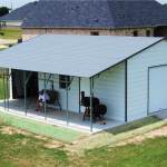 20x30 Boxed Eave Style Metal Garage