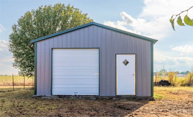 20x30 Vertical Roof Metal Garage North