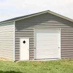 18x20 Vertical Roof Metal Garage