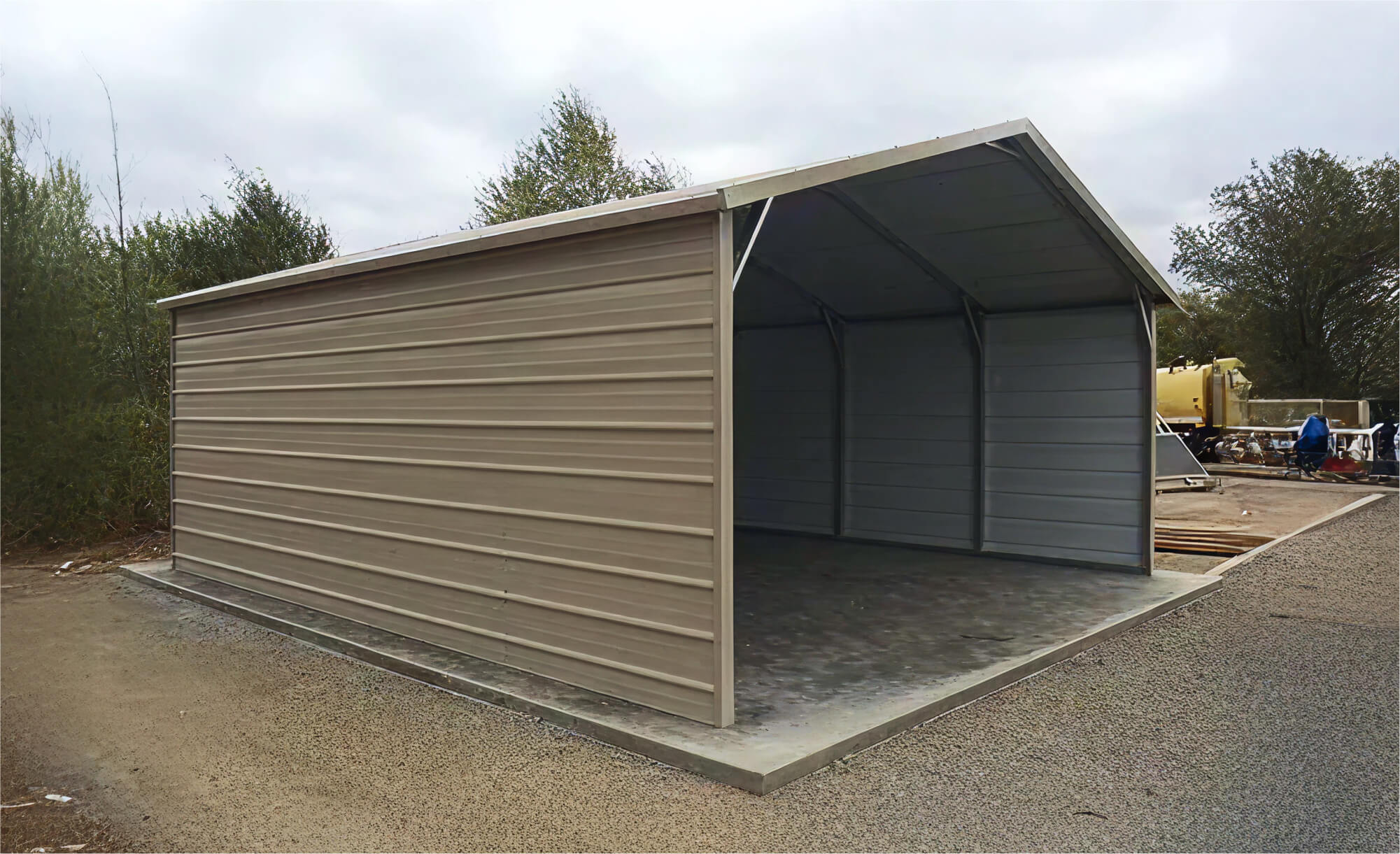 20x20 Boxed Eave Carport