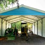 20x20 Vertical Carport