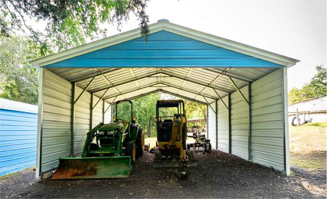 20x20 Vertical Carport