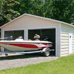 20x30 Boxed Eave Style Metal Garage