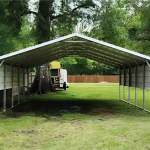20x20 Boxed Eave Carport