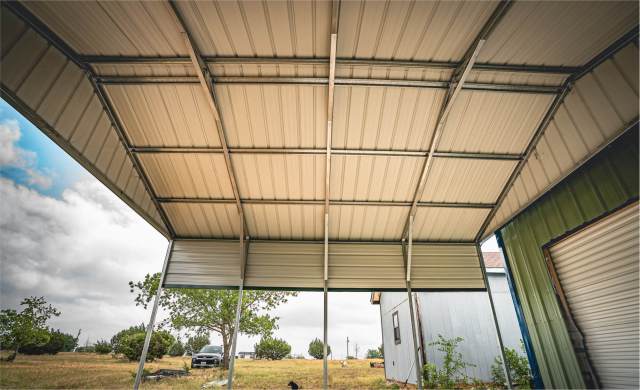 20x20 Vertical Carport