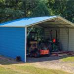 20x20 Vertical Roof Metal Carport