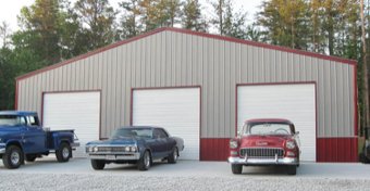60' Wide Steel Garages