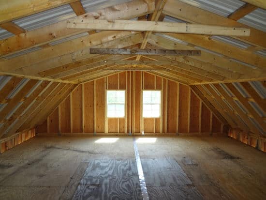 2nd level space 2 story garage