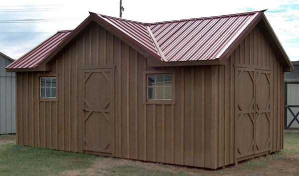 amish built garden shed