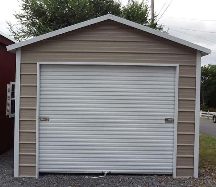 garage-doors-on-metal-garages