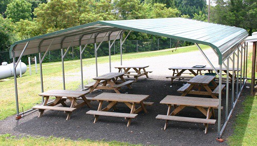 metal-carport-used-as-picnic-shelter