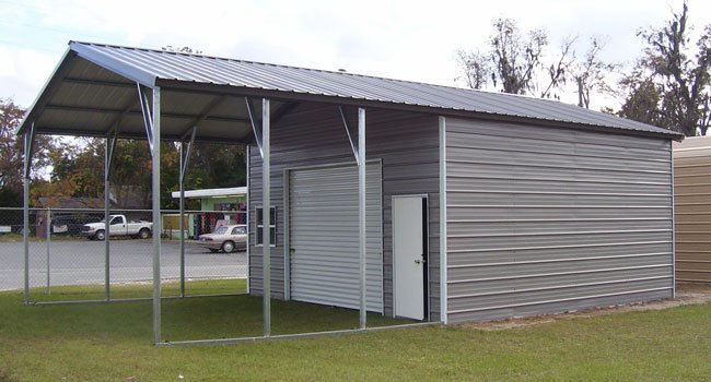 metal-garage-combo-carport-shelter