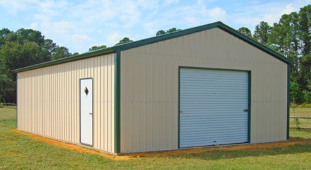 metal storage building garage