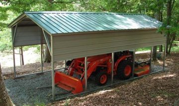 Vertical-Roof Carport, Factory-Direct Price