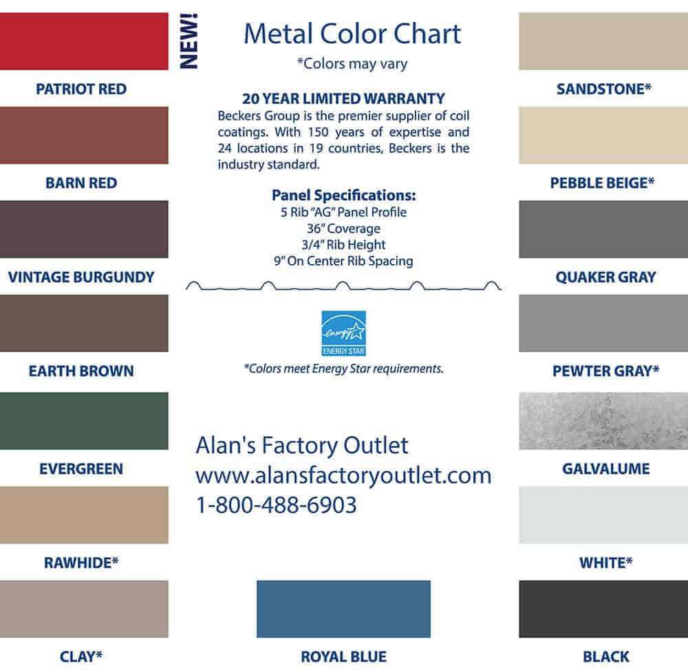 west-tx-carports-color-chart