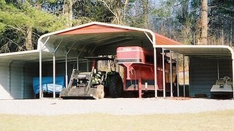 Lean-To Carport Barns