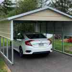 12x25 boxed eave carport