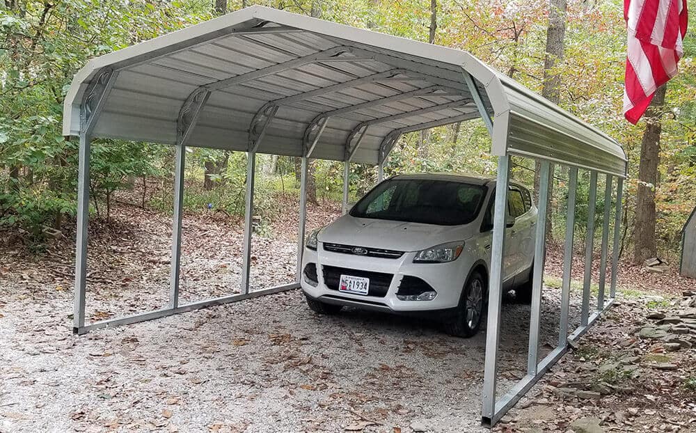 12x25 Regular Carport Alan's Factory Outlet