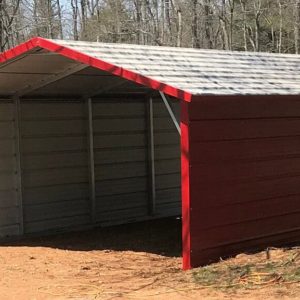 18x20 Boxed Eave Roof Carport - Alan's Factory Outlet