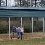 18x35 vertical carport side view