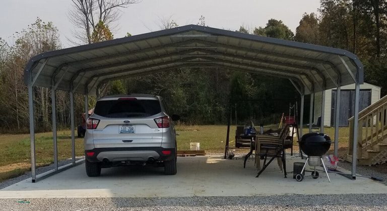 20x20 Regular Roof Carport - Alan's Factory Outlet