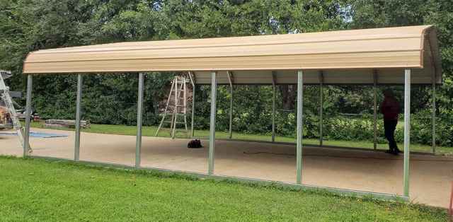 20x25 regular metal carport