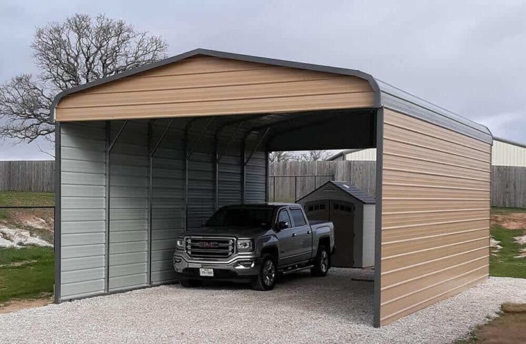 20x30 Regular Roof Carport Alan's Factory Outlet