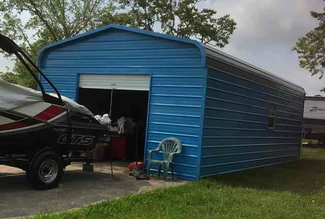 20x30 Regular Roof Metal Garage