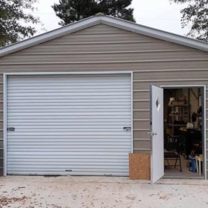 20x30 Vertical Roof Metal Garage - Alan's Factory Outlet