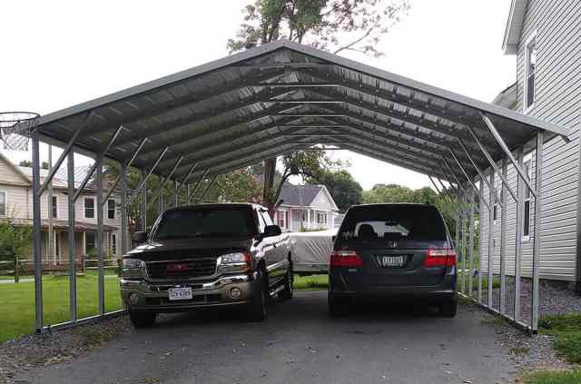 22x30 boxed eave metal carport