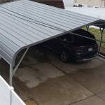 24x25 regular metal carport