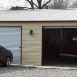 24x30 Vertical Roof Metal Garage - Alan's Factory Outlet