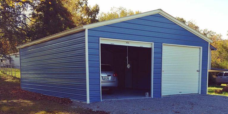 24x30 Vertical Roof Metal Garage - Alan\u0026#39;s Factory Outlet