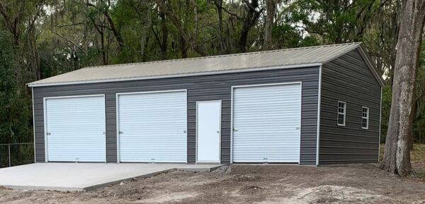 20x45 Vertical Roof Metal Garage - Alan's Factory Outlet