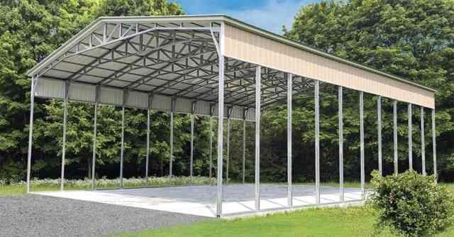 40x20 Vertical Roof Carport