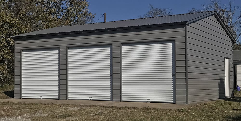 3 car metal building for your storage