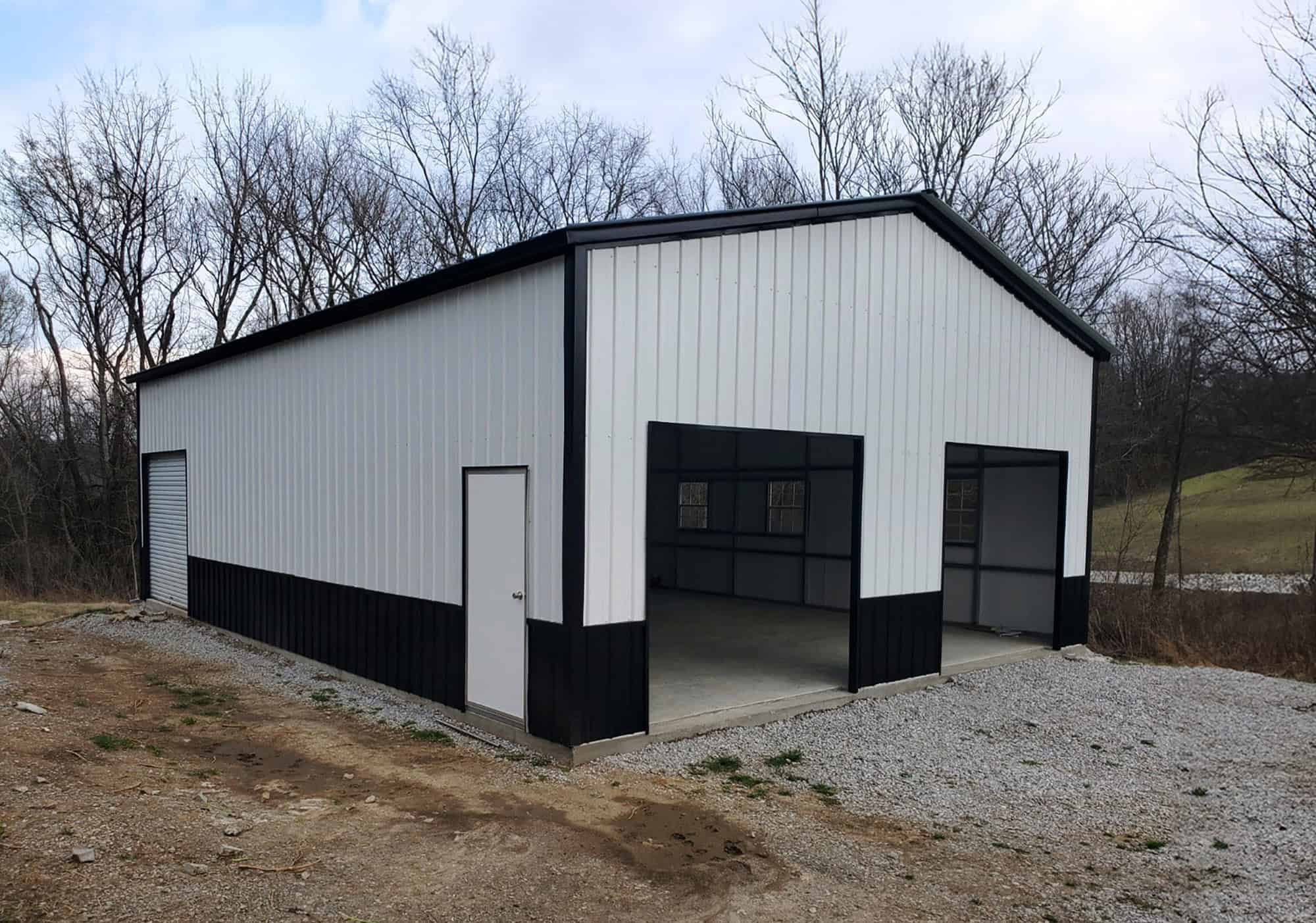 18’x40’x13’ RV Storage Metal Garage - Prestige Steel Structures, image size:2000x1403