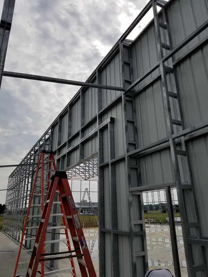 commercial metal building framing 