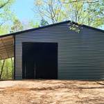 30x50 Vertical Triple Wide Metal Garage