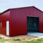 30x50 Vertical Triple Wide Metal Garage