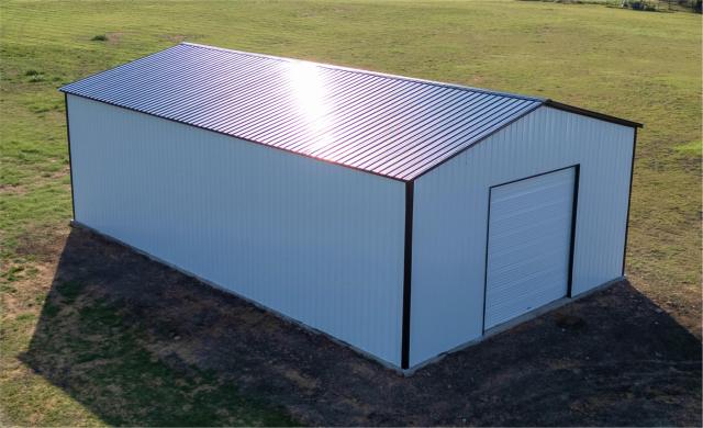 30x50 Vertical Triple Wide Metal Garage
