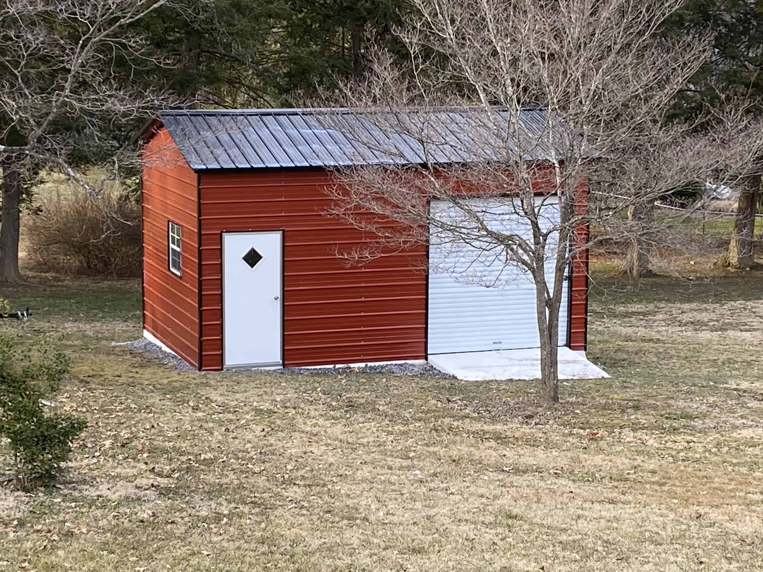custom metal shed