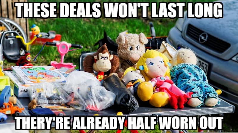 15 Funny Garage Sale Memes for Your Next Yard Sale