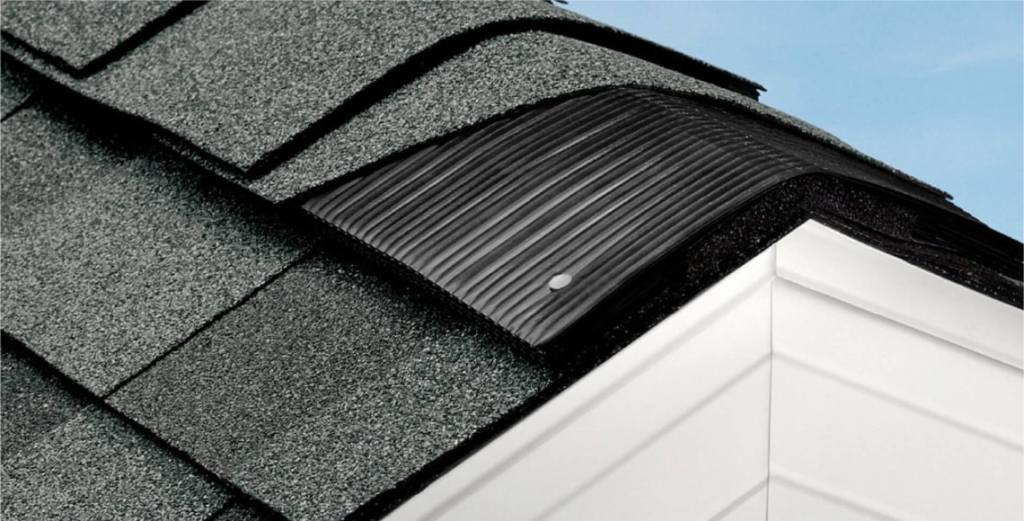 Roof ridge vent installation